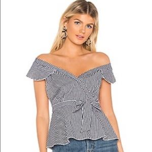 About Us - Lacey Off Shoulder Top